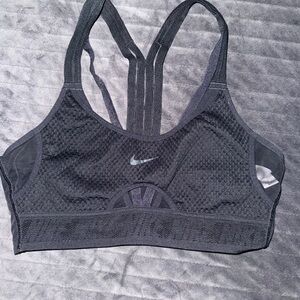 Nike Black Sports Bra with Racerback Design